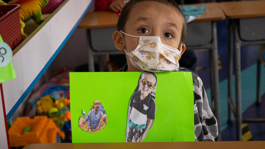 Trabajo artístico en preescolar